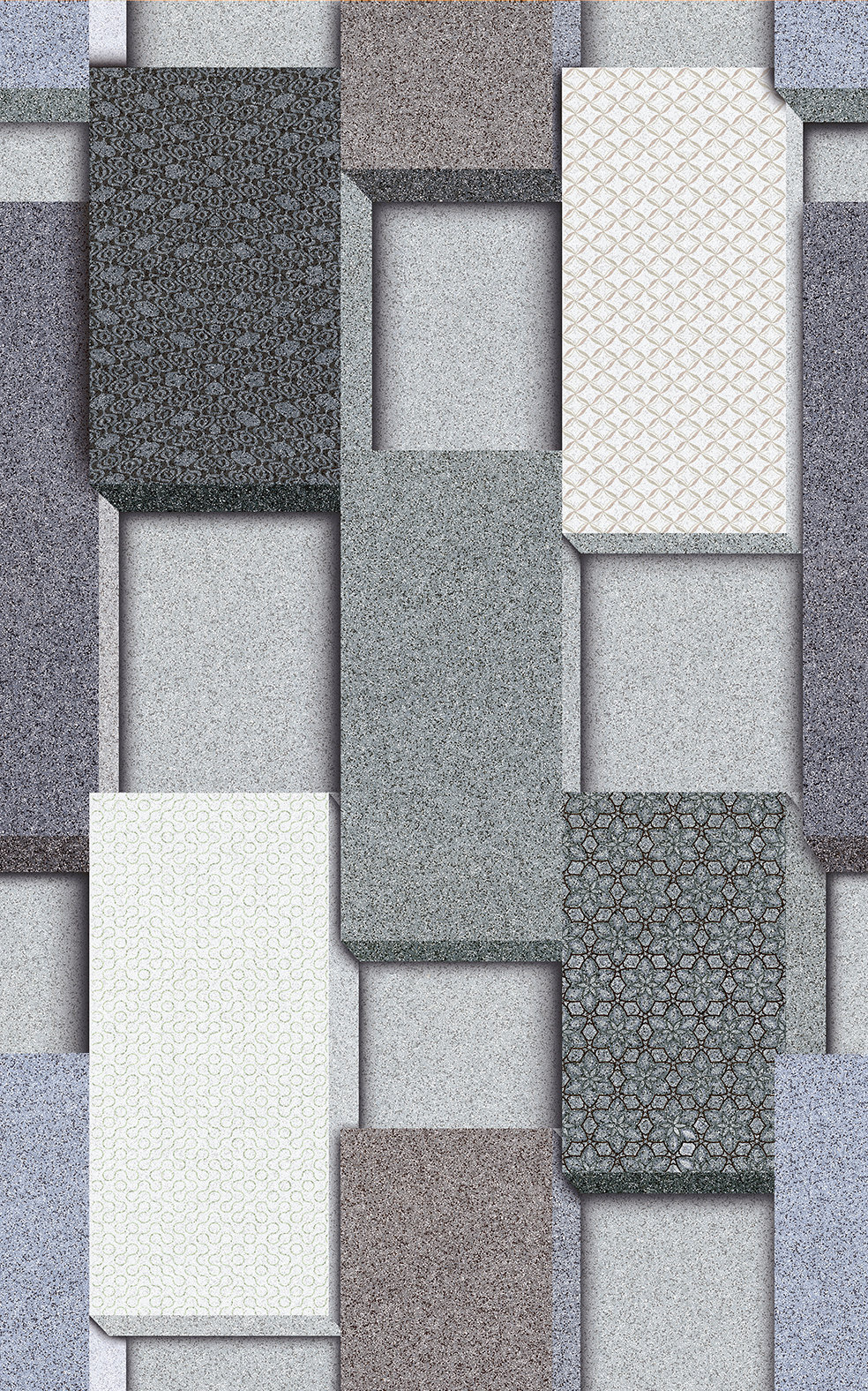 UNO 25X40 BRICKO GREY